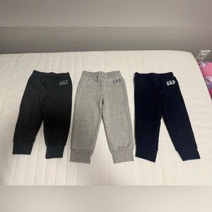 GAP Kids Joggers - Dark Gray, Light Gray, and Navy